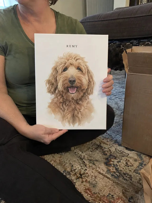 Illustrative Portrait examples featuring Remy; not a customer photograph