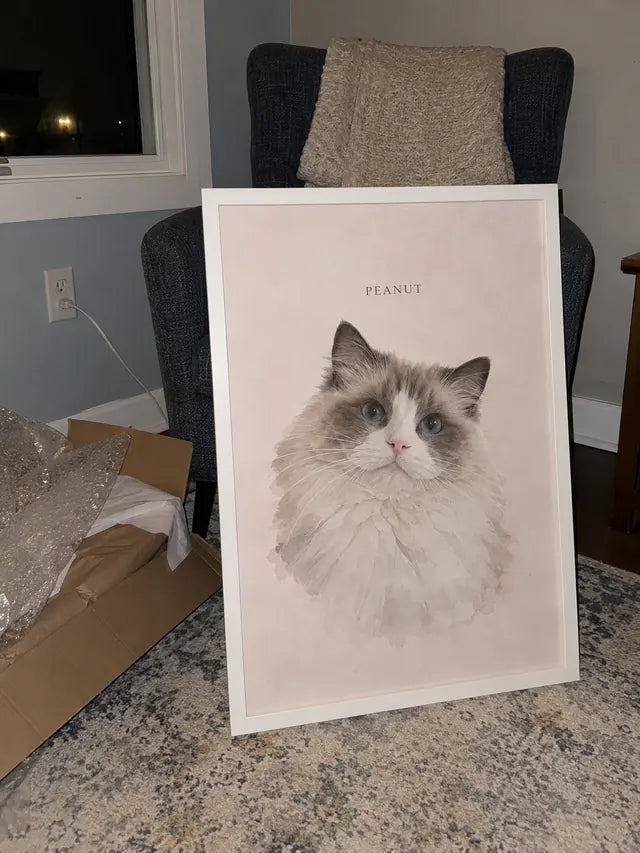 Illustrative Portrait examples featuring Peanut; not a customer photograph
