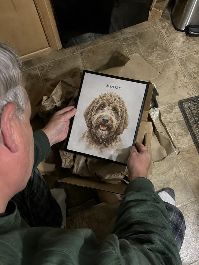 Illustrative Portrait examples featuring Moose; not a customer photograph