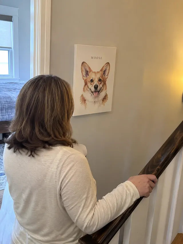 Illustrative Portrait examples featuring Moose; not a customer photograph