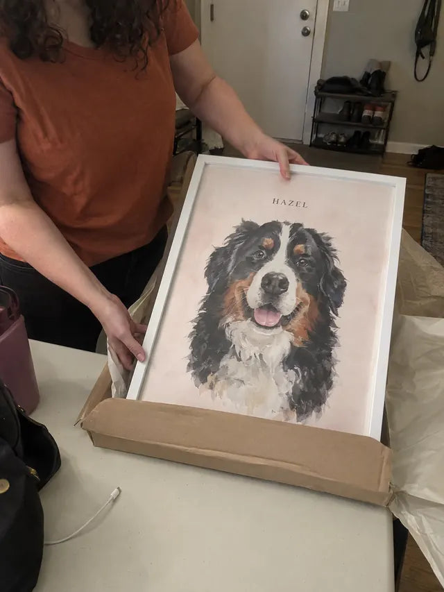 Illustrative Portrait examples featuring Hazel; not a customer photograph